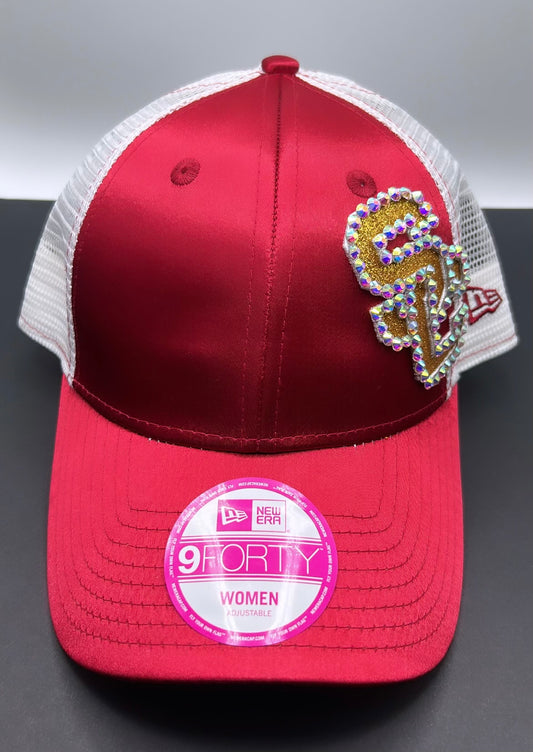 USC Trojans 9Forty New Era BEDAZZLED CRYSTALS Women Adjustable Hat