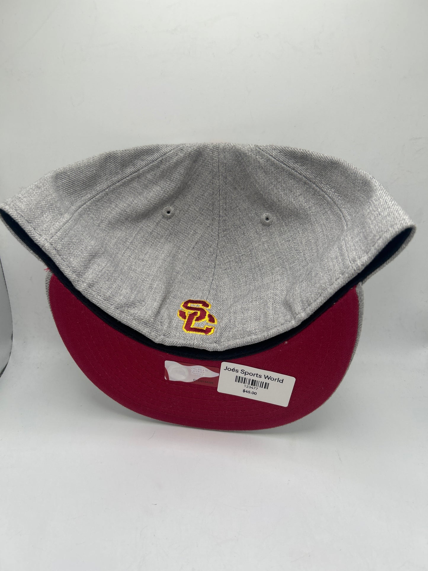 USC Trojans New Era 59Fifty Grey Fitted Hat