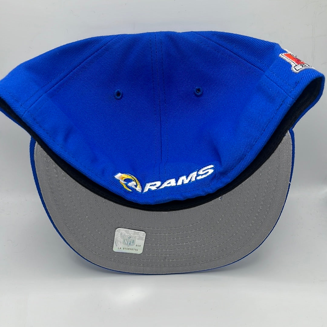 Los Angeles Rams NFL New Era 59Fifty LVI Super Bowl Fitted Hat