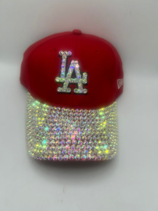 Los Angeles Dodgers MLB New Era Genuine Merchandise Bedazzle Adjustable Hat