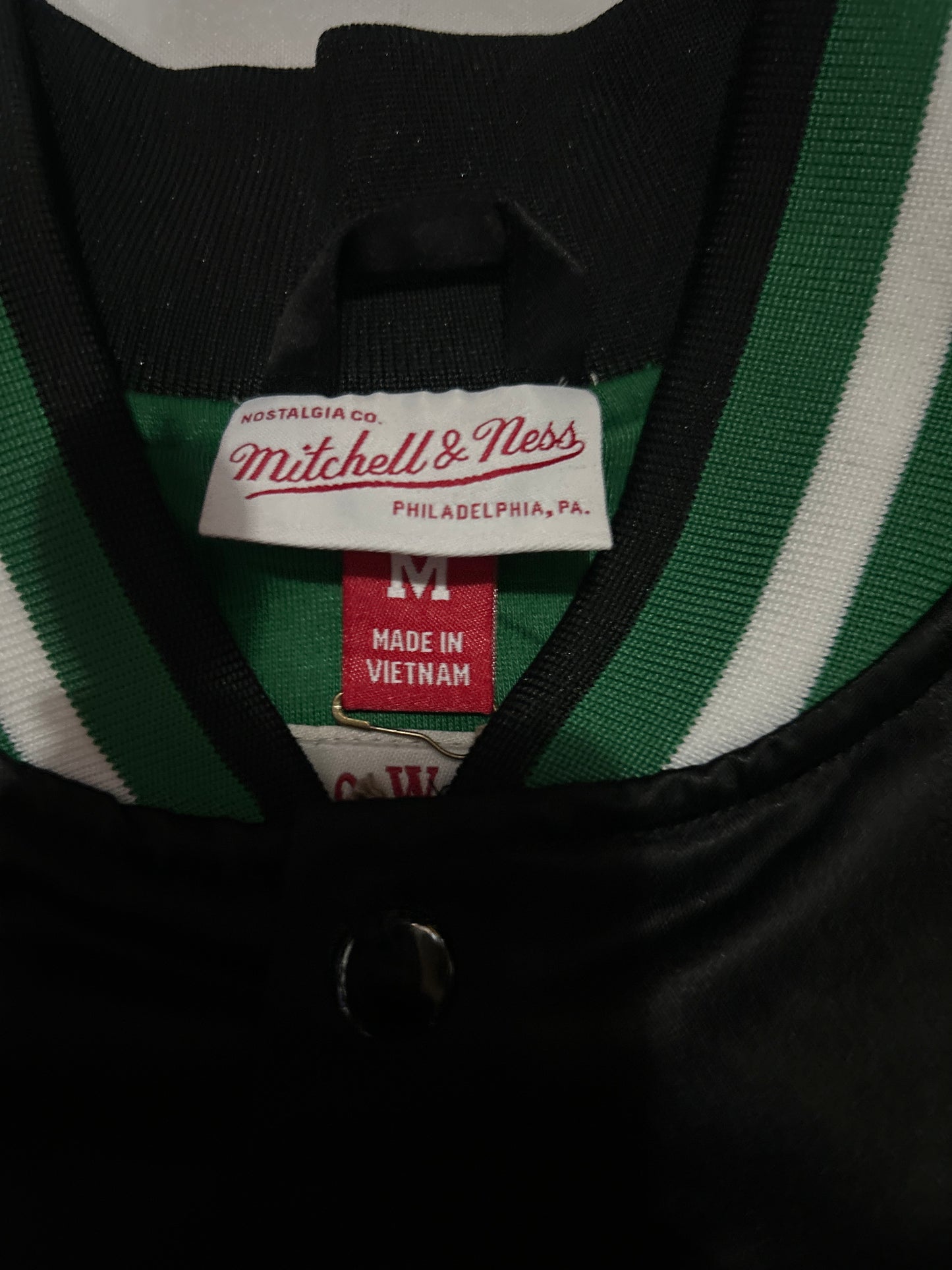 Philadelphia Eagles NFL Mitchell & Ness Nostalgia Co Throwback Satin Men’s Jacket