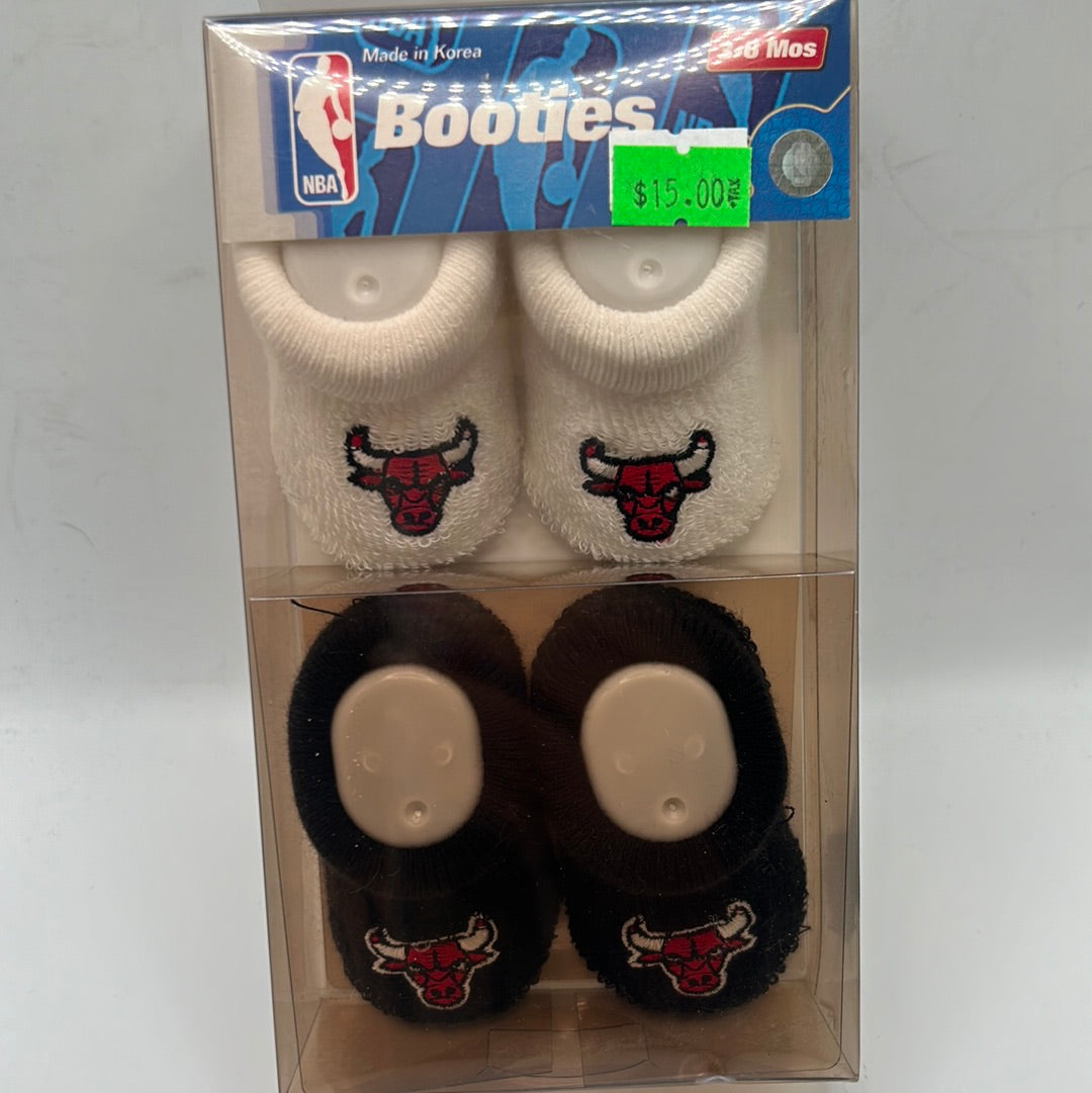 Chicago Bulls NBA 2pk Baby Bootie Officially Licensed Boxed Set