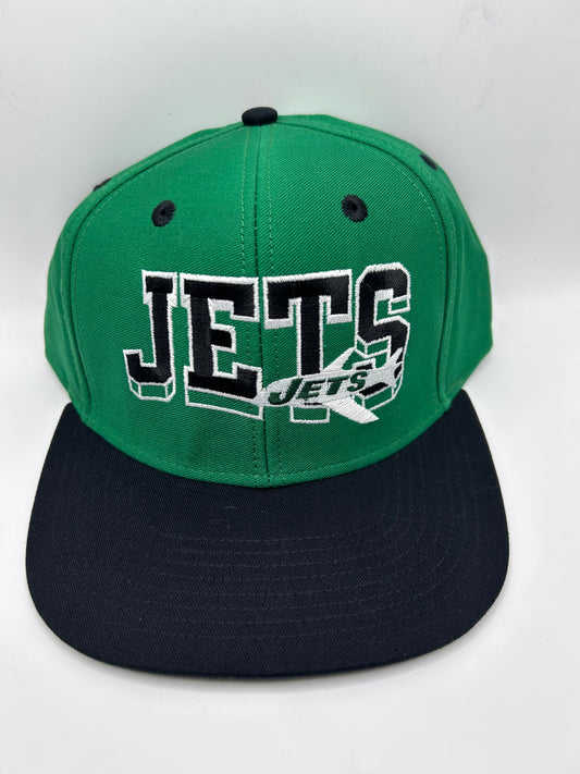 New York Jets NFL Rebook Retro Collection Green and Black 3 SnapBack