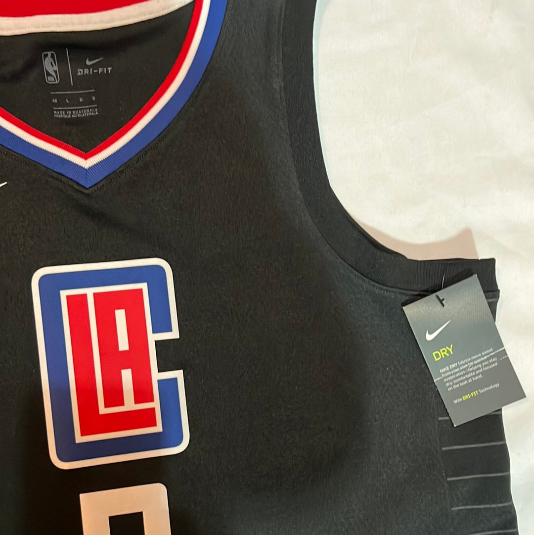 Los Angeles Clippers NBA Nike Dri-Fit Men Authentic #2 Leonard Black Swingman Jersey