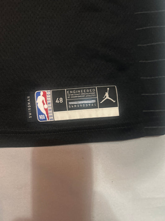 Los Angeles Clippers NBA Nike #2 Leonard Black Swingman Men Jersey