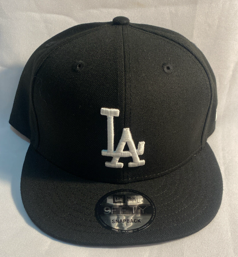 Los Angeles Dodgers MLB New Era 9Fifty Genuine Merchandise Classic Black SnapBack