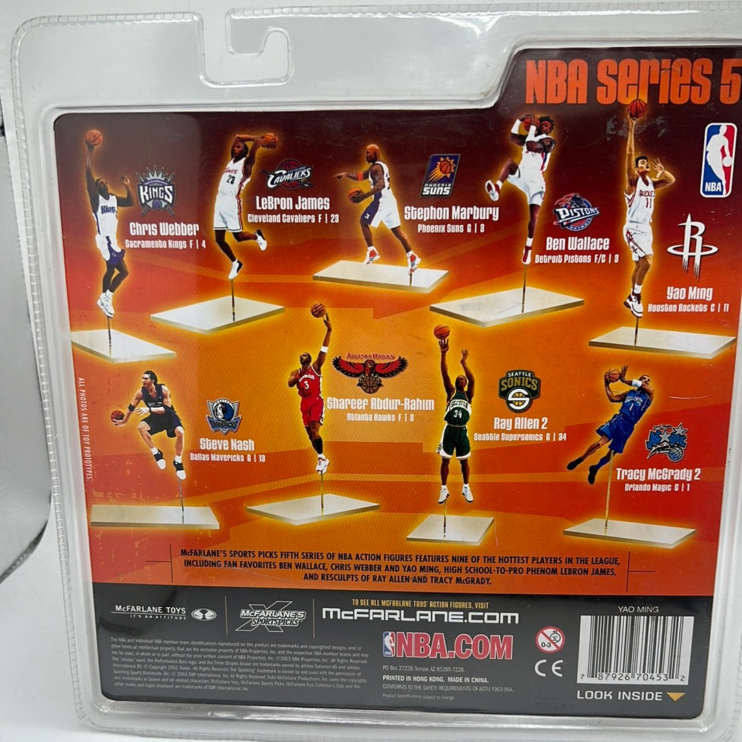 Houston Rockets NBA Yao Ming McFarlane Series 5 Action Figure