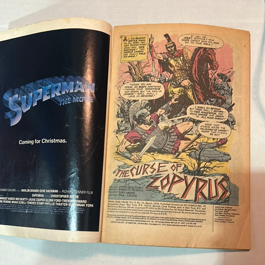 Weird War Tales by DC Comics “The Curse” No. 73 Comic Book