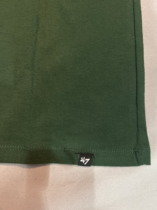 Green Bay Packers NFL 47Brand Dark Green with Official Logo Men T-Shirt