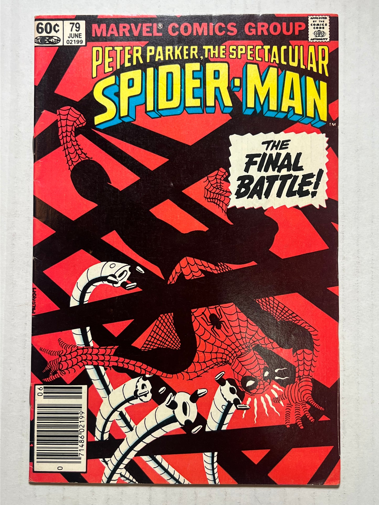 Peter Parker, The Spectacular Spider-Man by Marvel Comics Group “The Final Battle!” #79 June 1983 Comic Book