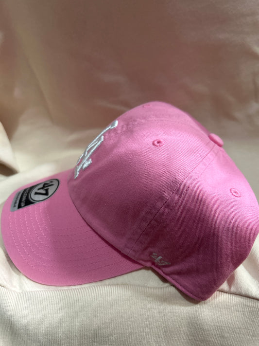 Los Angeles Dodgers 47 Clean Up Adjustable Hat - Rose