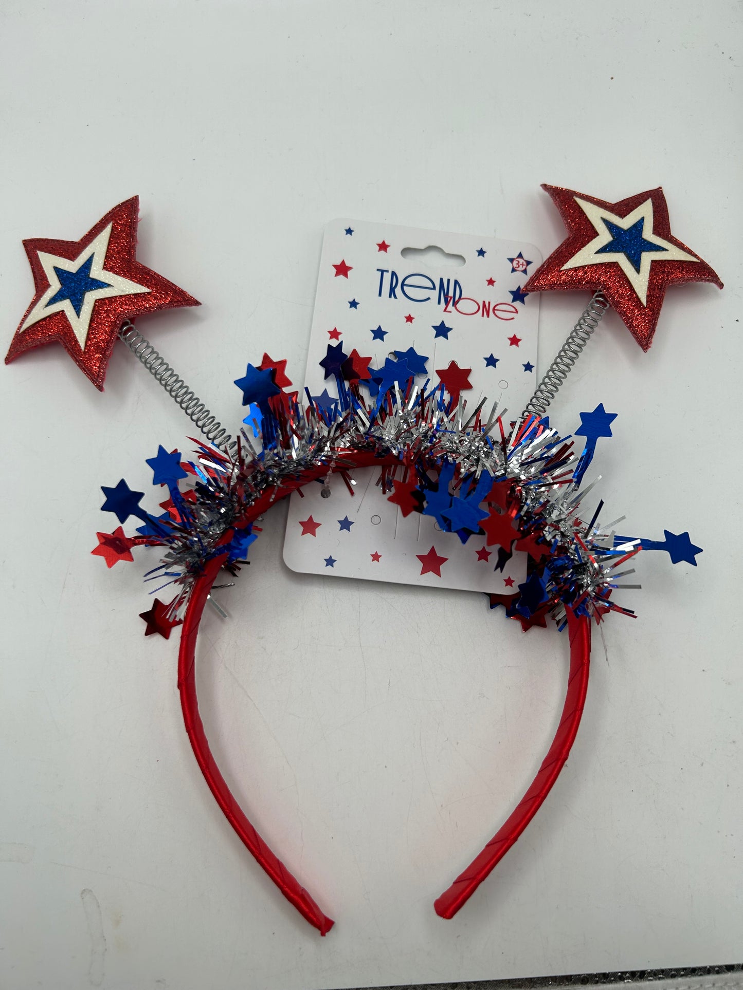 TrendZone USA Flag Colors Stars  Headband