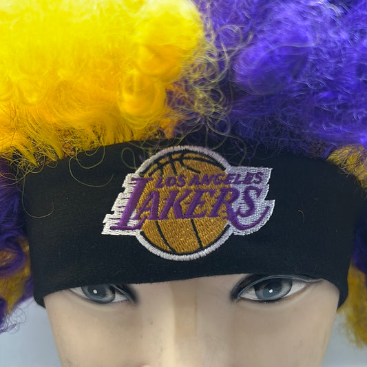 Los Angeles Lakers NBA Official Licensed Curly Wig