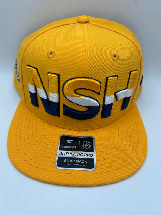 Nashville Predators NHL Fanatics Authentic PRO Snapback