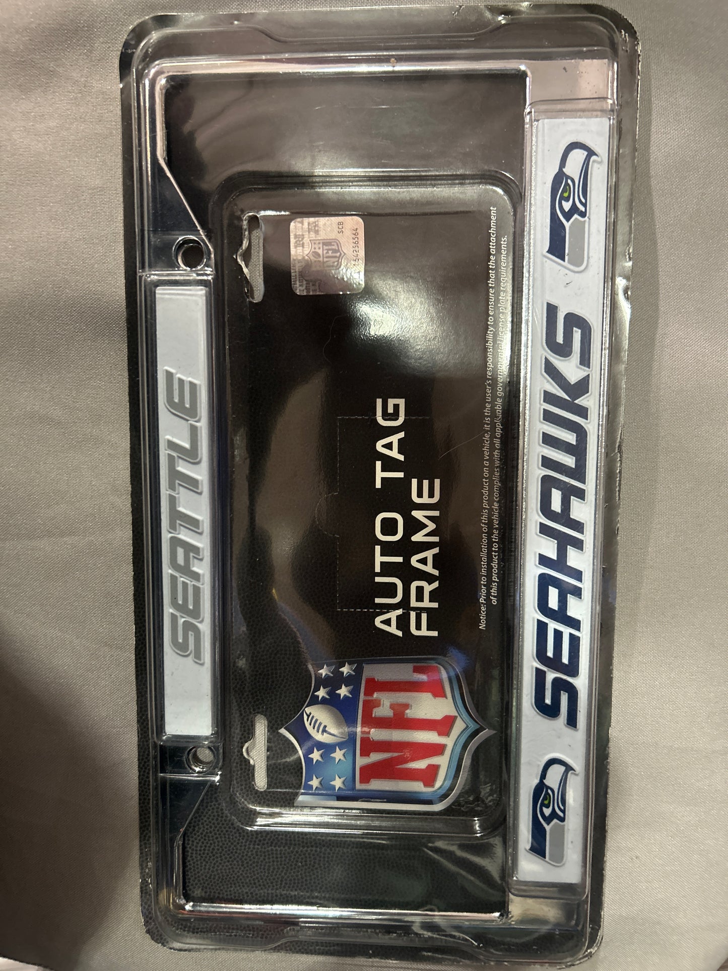 Seattle Seahawks NFL Auto Tag Frame