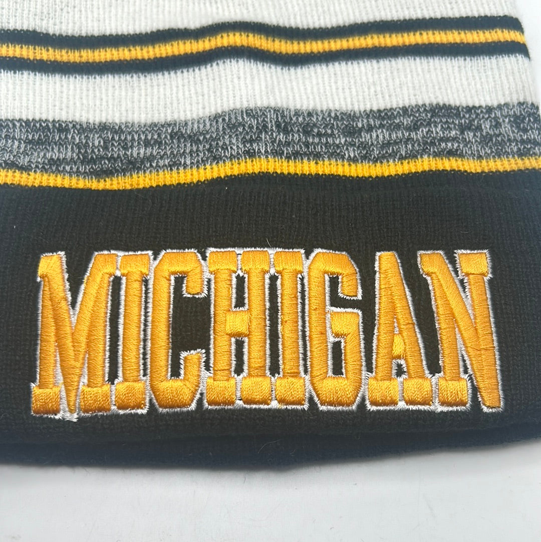 Michigan University Knit Pom Beanie