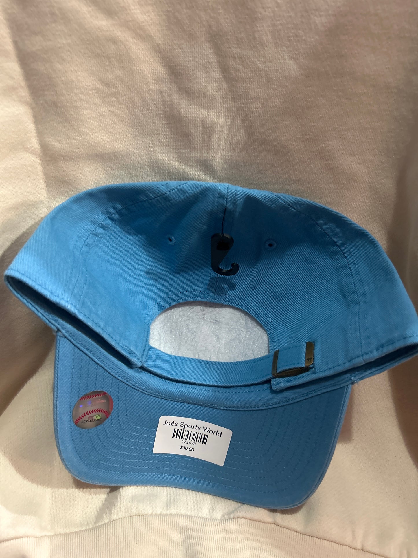 Los Angeles Dodgers MLB 47Clean Up Genuine Merchandise Sky Blue Adjustable Hat