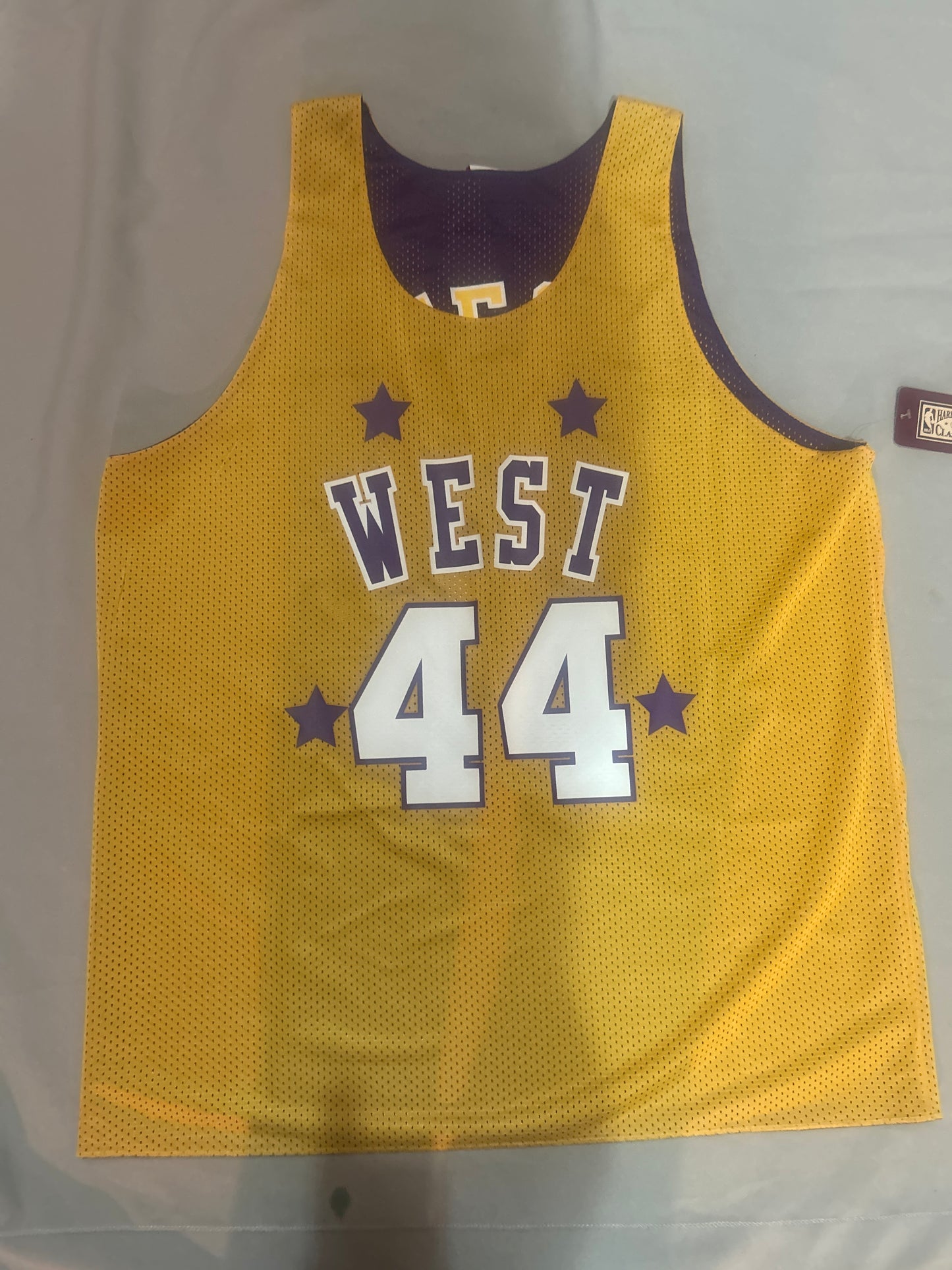 Los Angeles Lakers NBA Mitchell & Ness Hardwood Classics All Star #44 West Reversible Men Tank