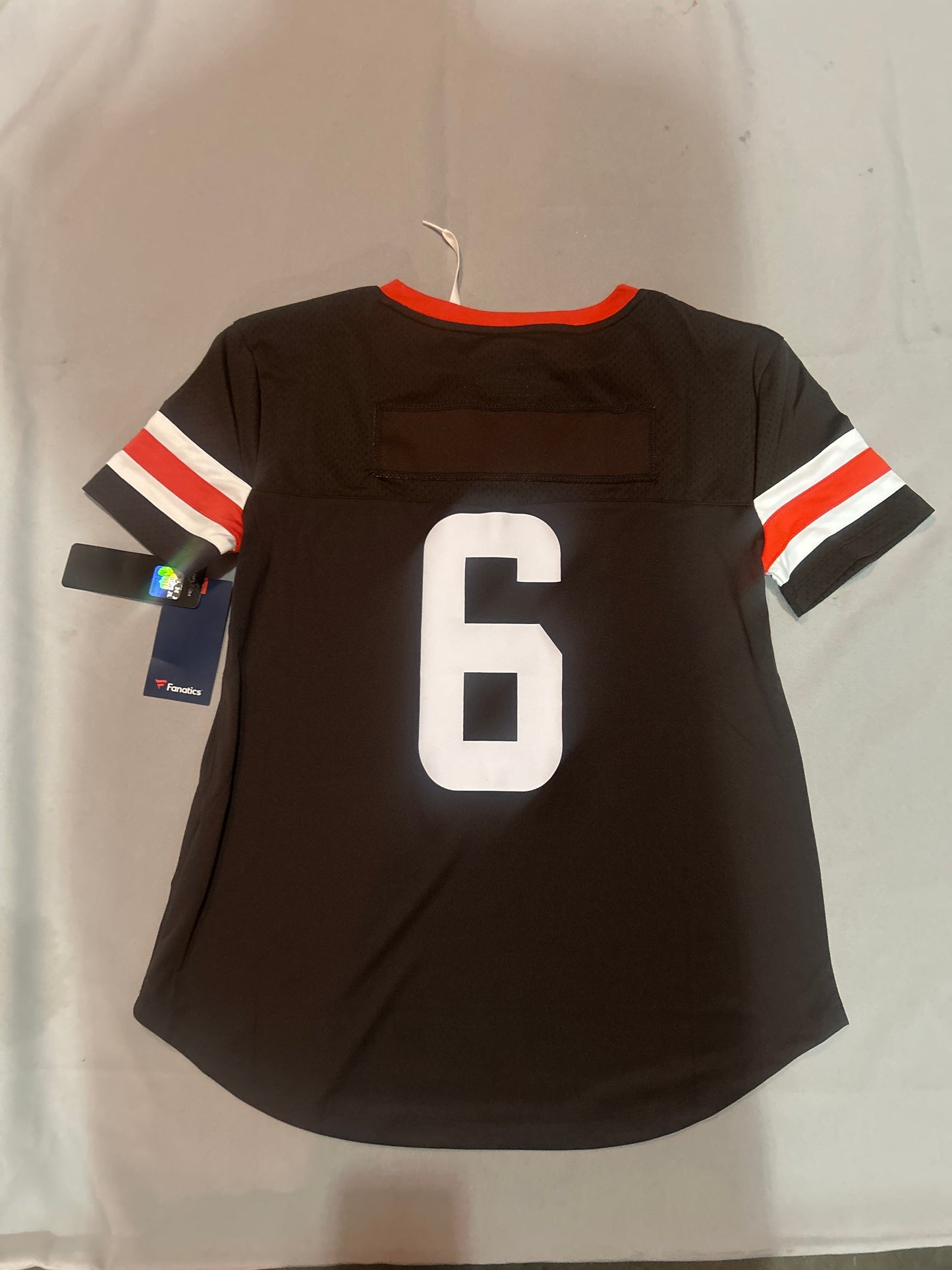 Cleveland Browns NFL Fanatics Lace-Up Women’s Short Sleeve Shirt