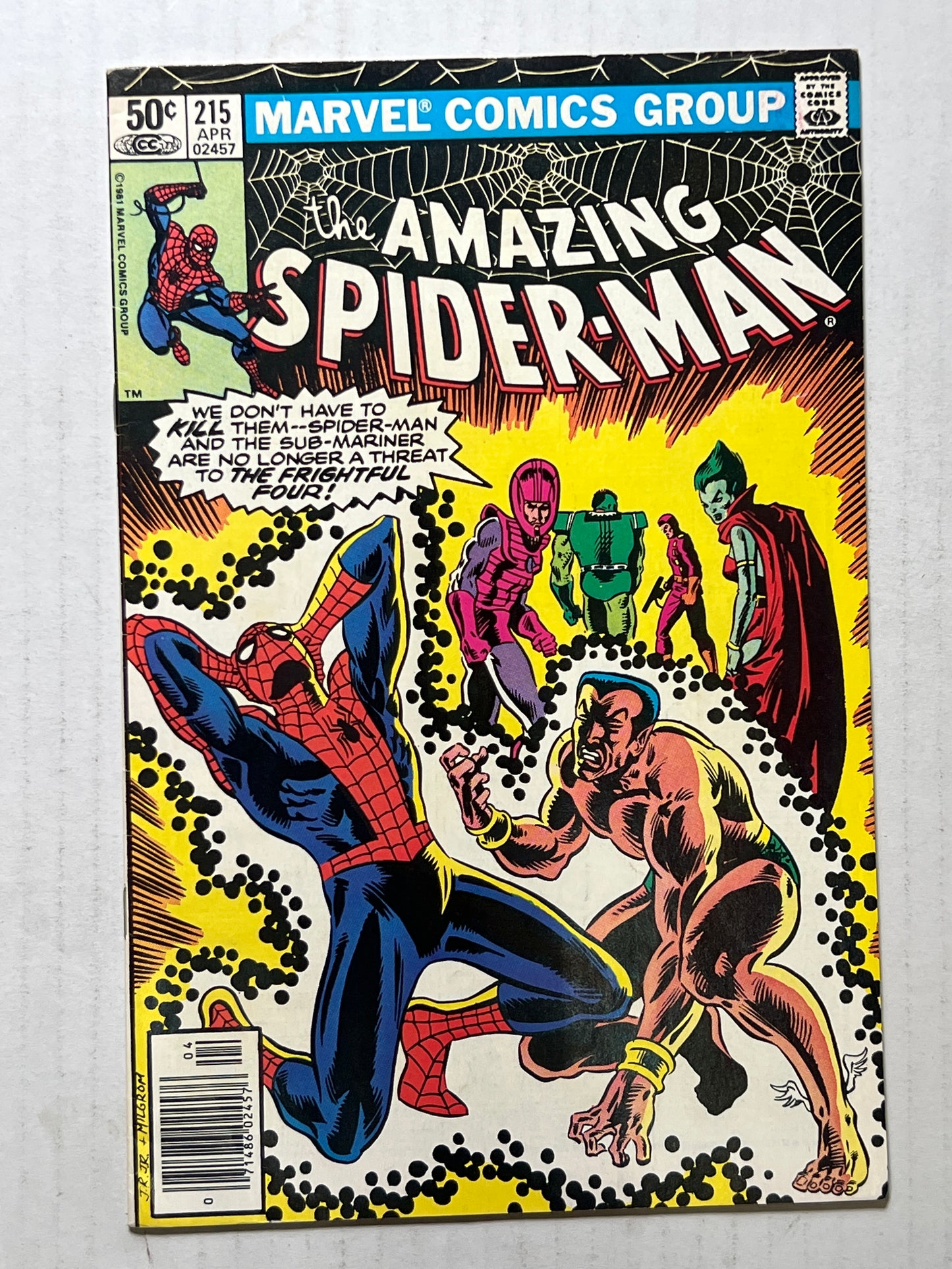 The Amazing Spider-Man by Marvel Comics Group #215 Apr 1981 Comic Book
