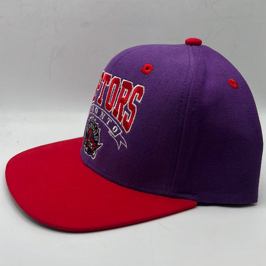 Vintage Toronto Raptors NBA Logo Spell Out Adidas Snapback Hat