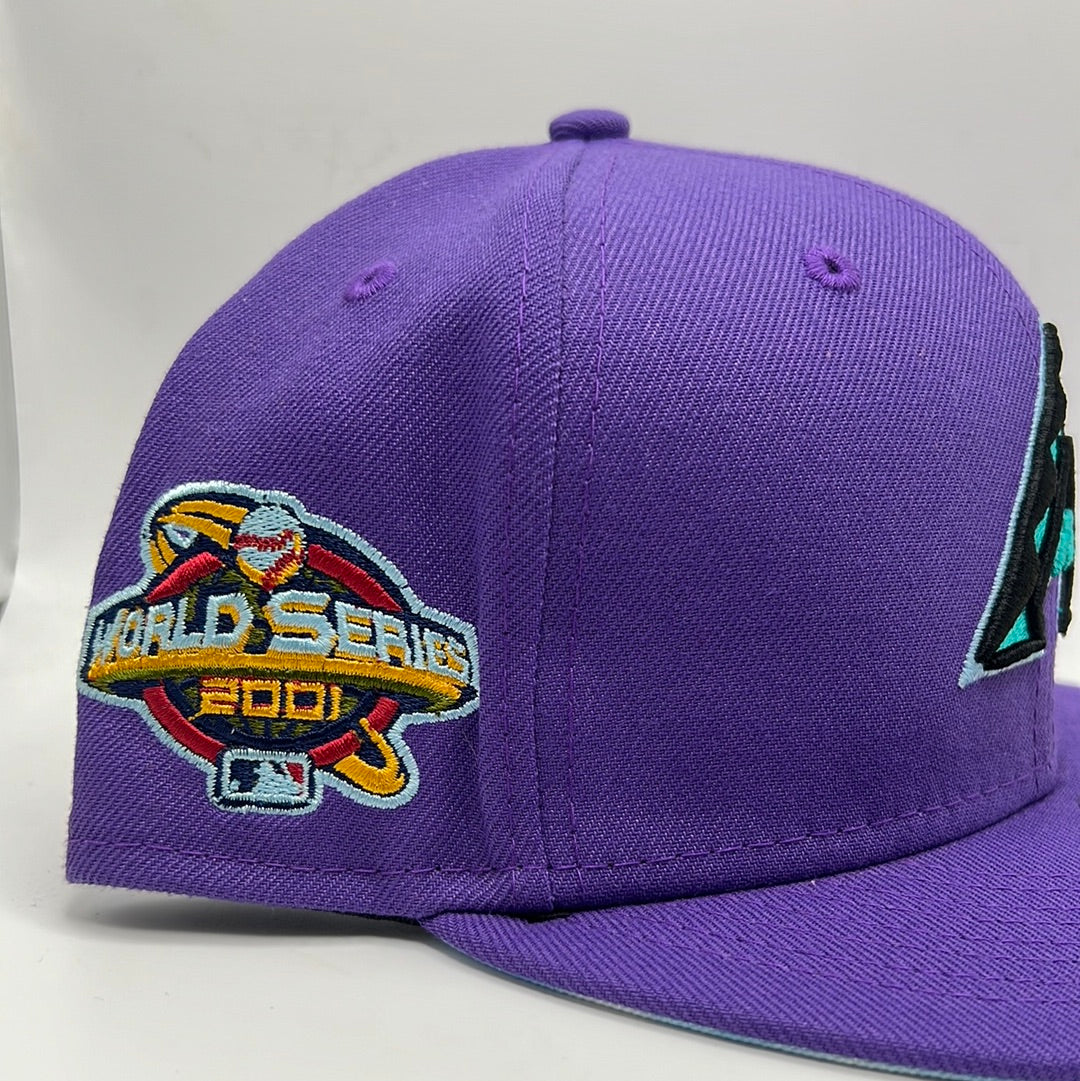 Arizona Diamondbacks MLB “World Series 2001” Side Patch New Era 59Fifty Cooperstown Collection Fitted Hat