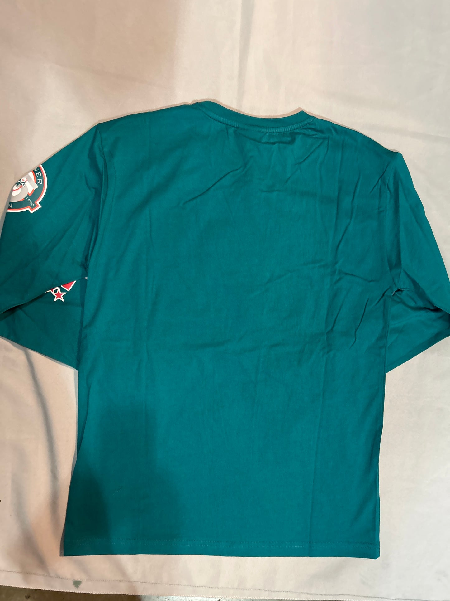 Philadelphia Dolphins NFL Mitchell & Ness Throwbacks All Over LS Mens Vintage Tee