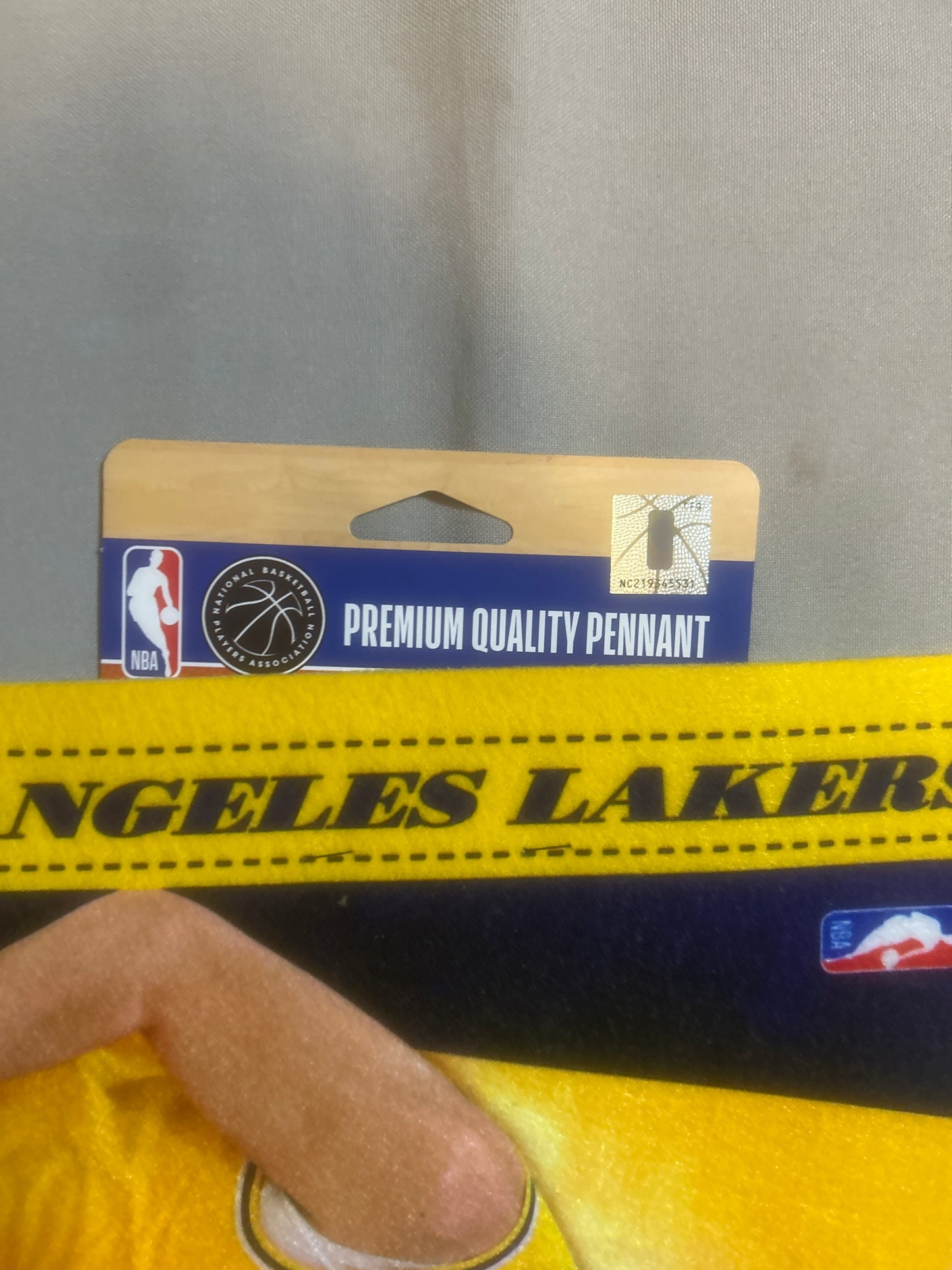 Los Angeles Lakers NBA #77 Luka Doncic Premium Pennant