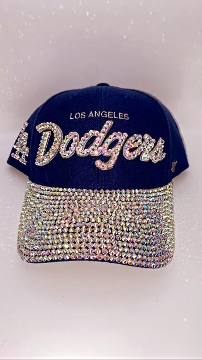 Los Angeles Dodgers MLB ‘47MVP Valenzuela Bedazzle Visor Adjustable Hat