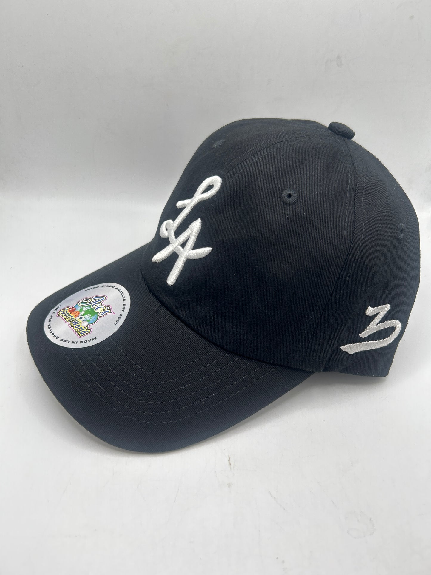 Los Angeles JSW Private Label Black Adjustable Hat