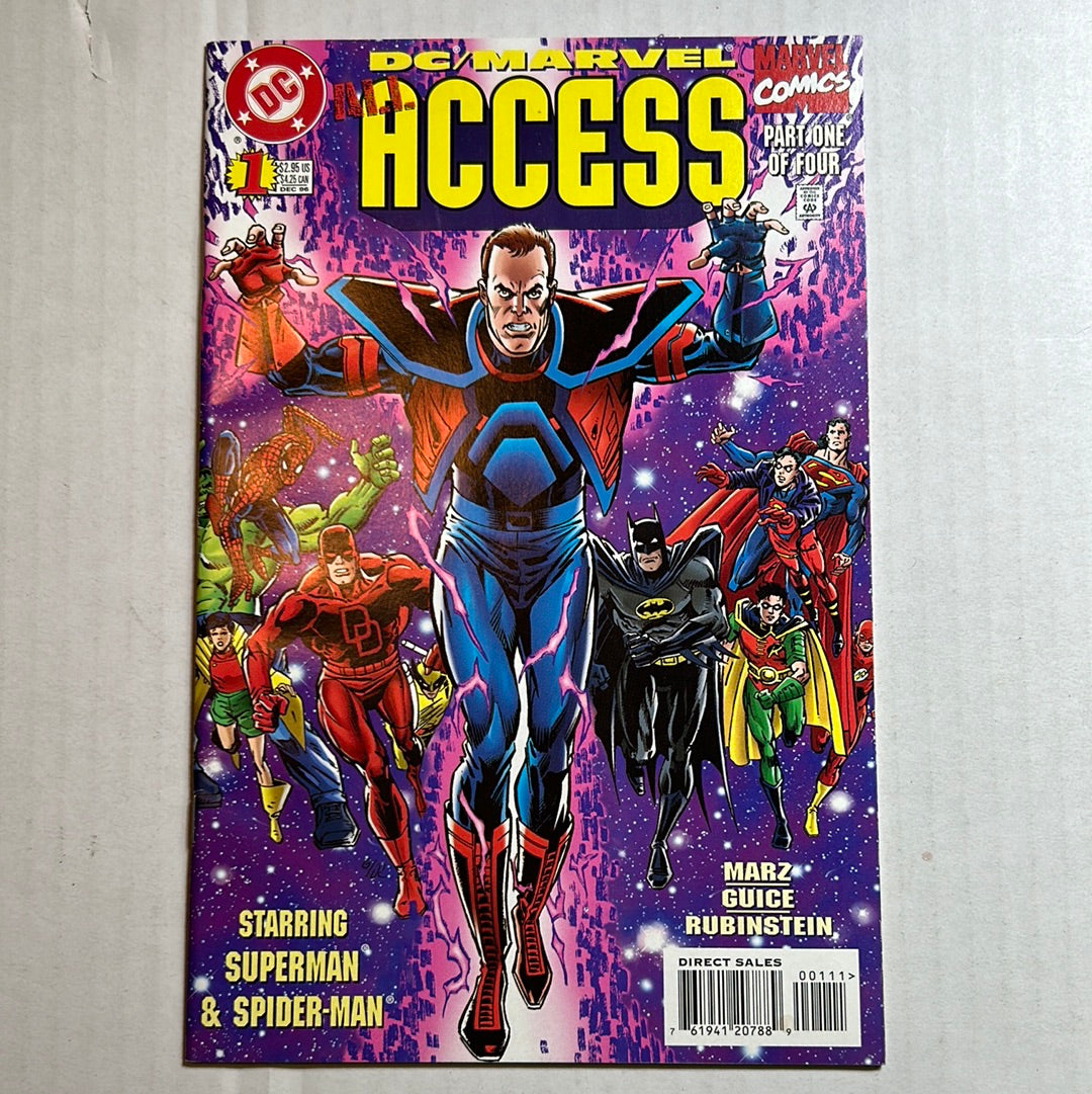 DC Marvel ALL Access Book 1 of 4 1996 by DC Comic and Marvel Comics