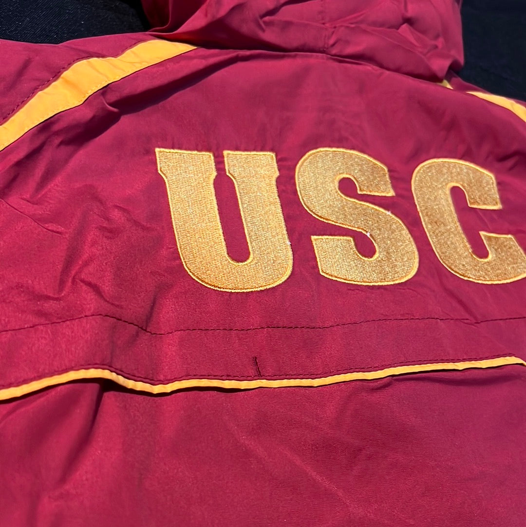 USC Trojans Nike with Trojans Logo and USC Lettering Embroidered Hooded Windrunner Full-Zip Infant 2-Piece Set