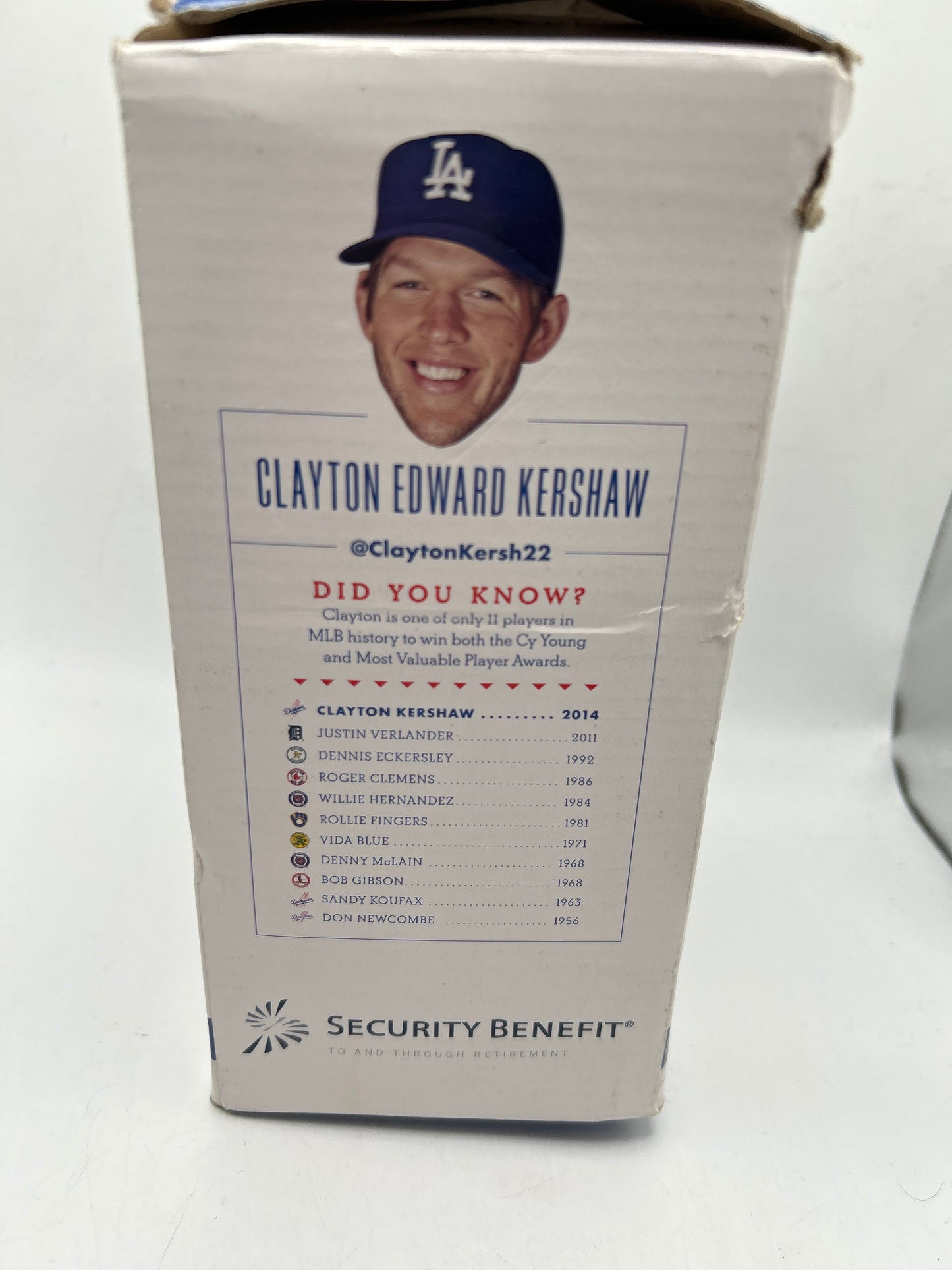 Los Angeles Dodgers MLB Clayton Kershaw Bobblehead