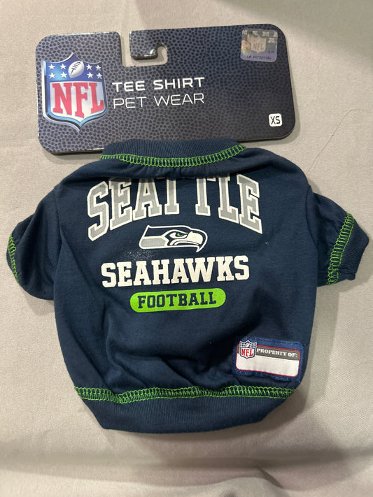 Seattle Seahawks NFL Tee Shirt Pet Wear