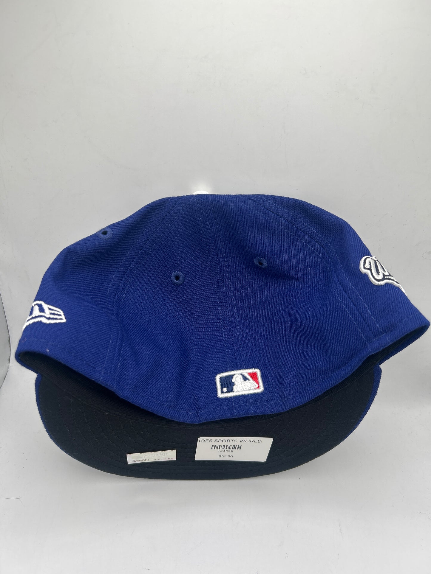 Los Angeles Dodgers MLB New Era 59Fifty 2025 World Series Side Embroidered Artwork Fitted Hat Classic Royal Blue