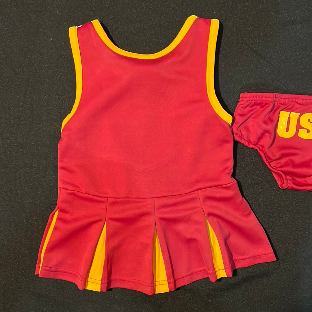 USC Trojans Nike Toddler Girl Cheerleader Peplum Dress and Bloomer