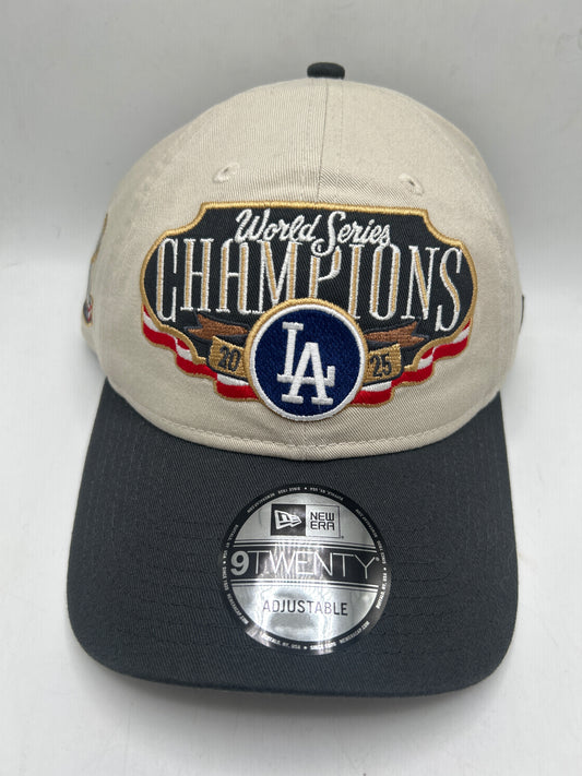 Los Angeles Dodgers MLB New Era 9Twenty 2025 World Series Champions Adjustable Hat