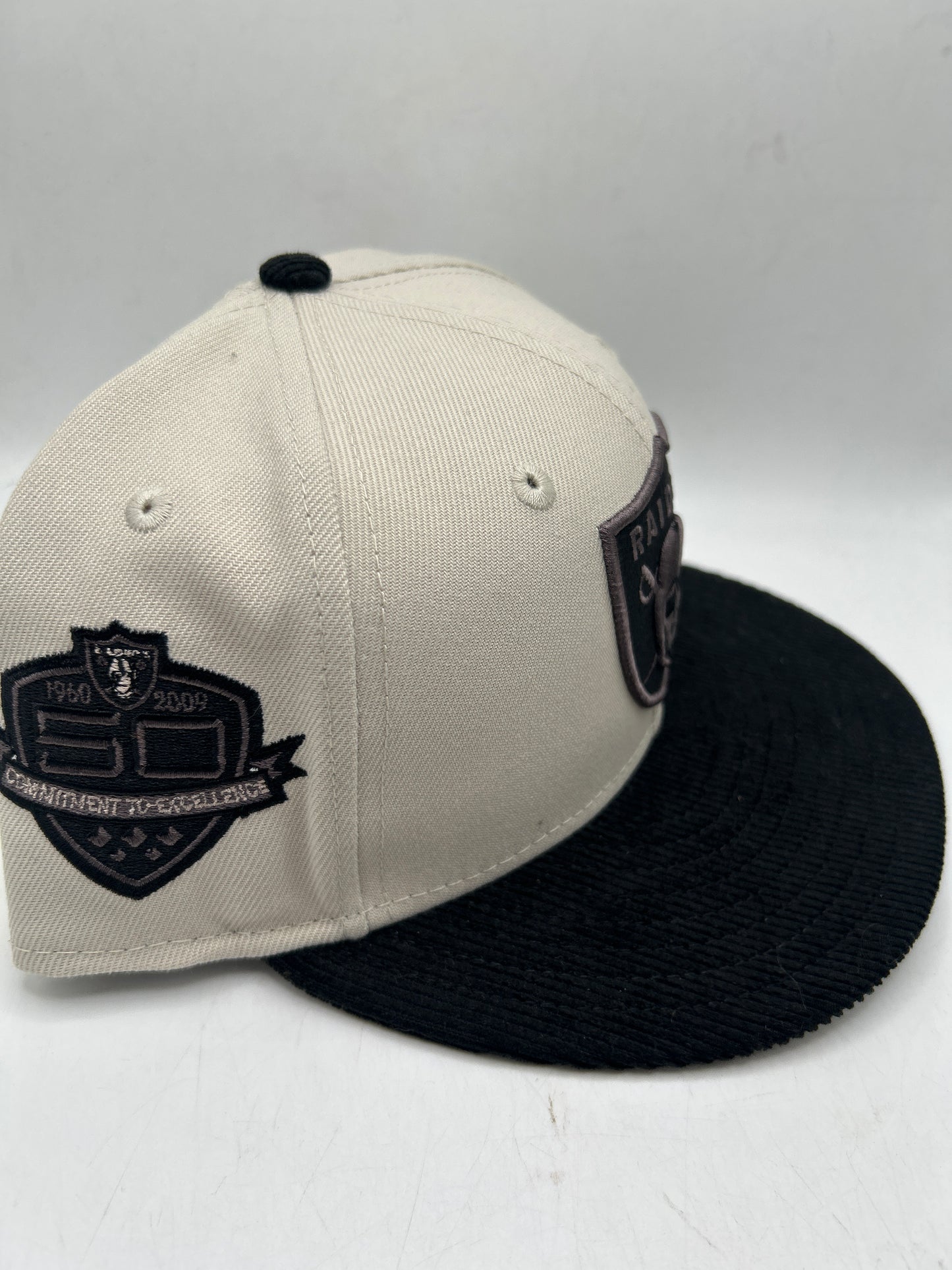 Las Vegas Raiders NFL New Era 59Fifty “Commitment to Excellence” Side Patch Fitted Hat