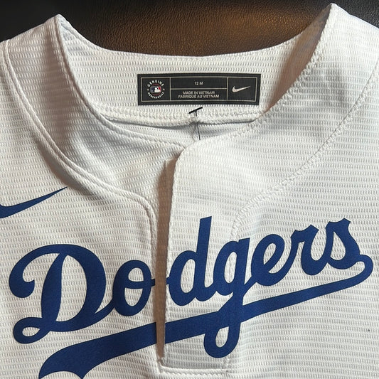 Los Angeles Dodgers MLB Nike White Onesie