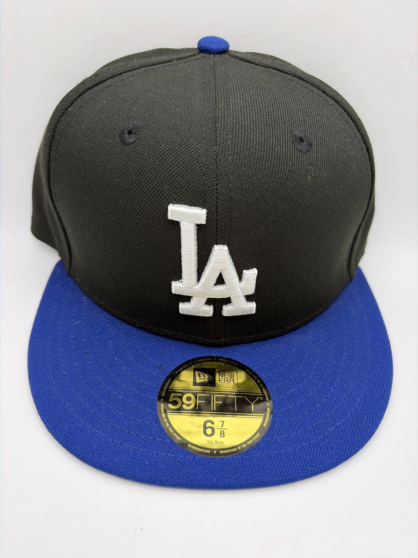 Los Angeles Dodgers MLB Classic Black Royal Blue 59Fifty New Era Fitted Hat