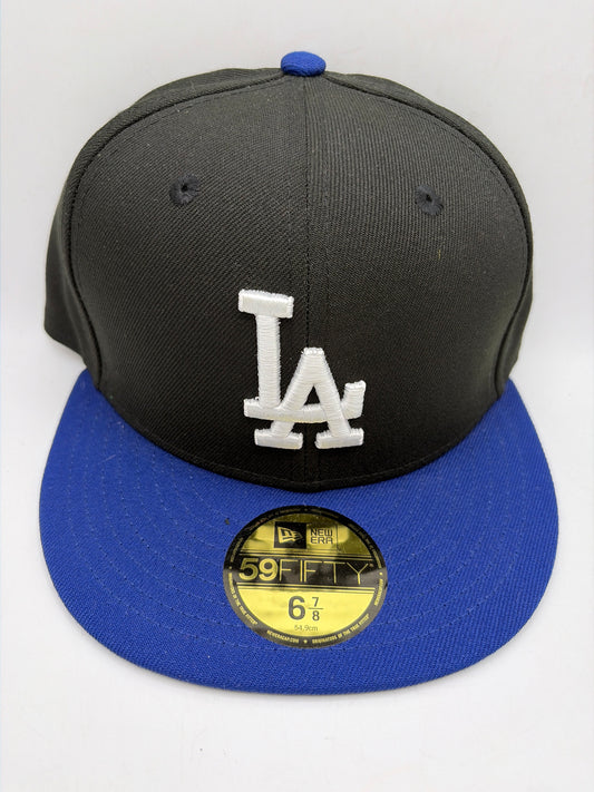 Los Angeles Dodgers MLB Classic Black Royal Blue 59Fifty New Era Fitted Hat