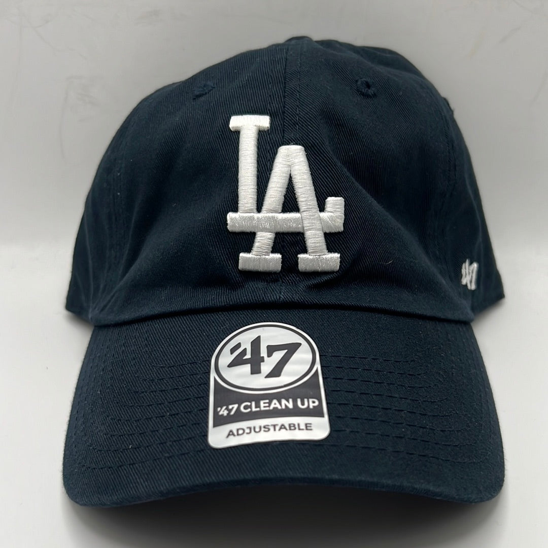 Los Angeles Dodgers MLB 47Clean Up Genuine Merchandise Navy Adjustable Hat