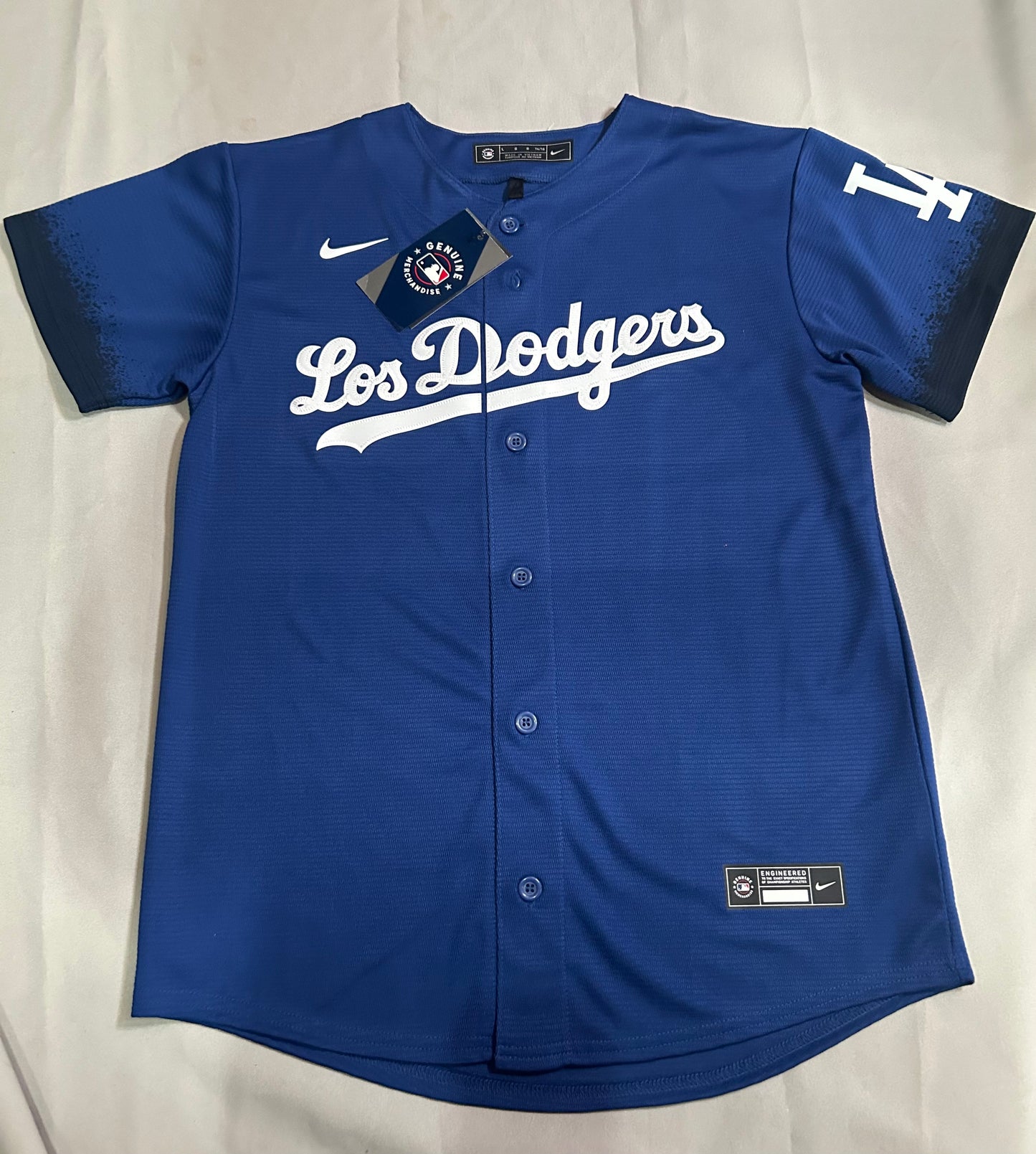 Los Angeles Dodgers MLB Genuine Merchandise Nike Youth City Connect Jersey - Original Royal Blue