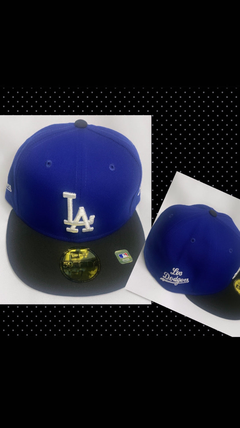 Los Angeles Dodgers New Era 59FIFTY Fitted Hat - Royal Blue / Black Visor