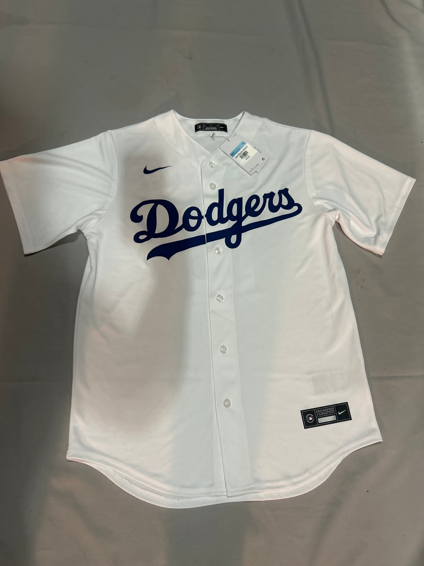 Los Angeles Dodgers MLB Genuine Merchandise Nike #18 Yamamoto Authentic Replica 2024 Japanese Back Panel Lettering Mens Jersey