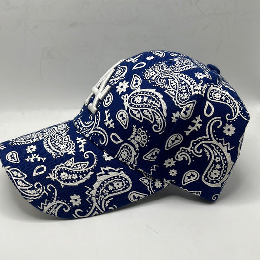 Los Angeles Dodgers MLB Genuine Merchandise Bandana Printed Blue Adjustable Hat