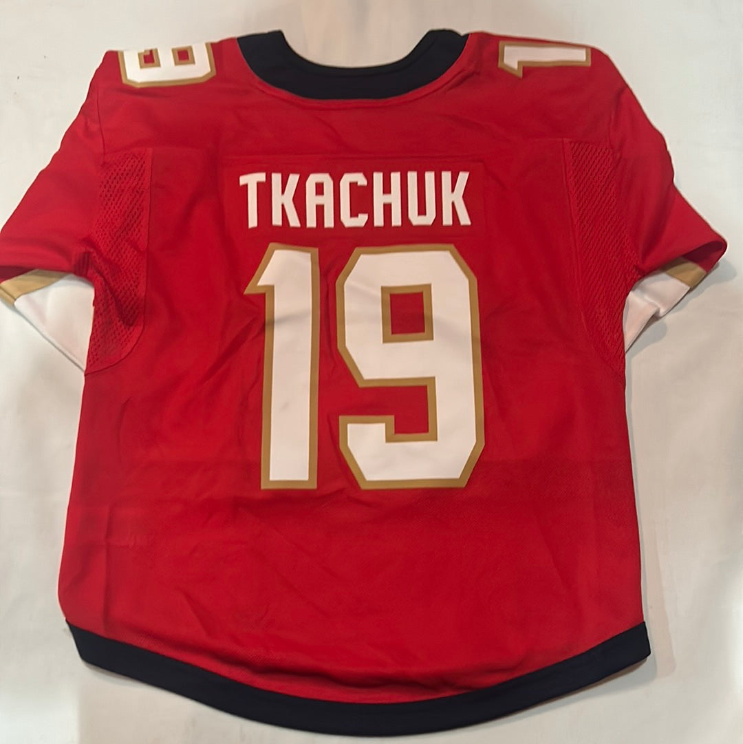 Florida Panthers NHL #19 Matthew Tkachuk Aleksander Youth Hockey Jersey