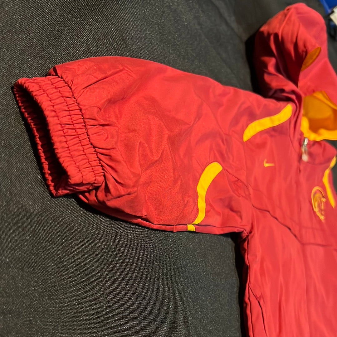 USC Trojans Nike with Trojans Logo and USC Lettering Embroidered Hooded Windrunner Full-Zip 2-Piece Set