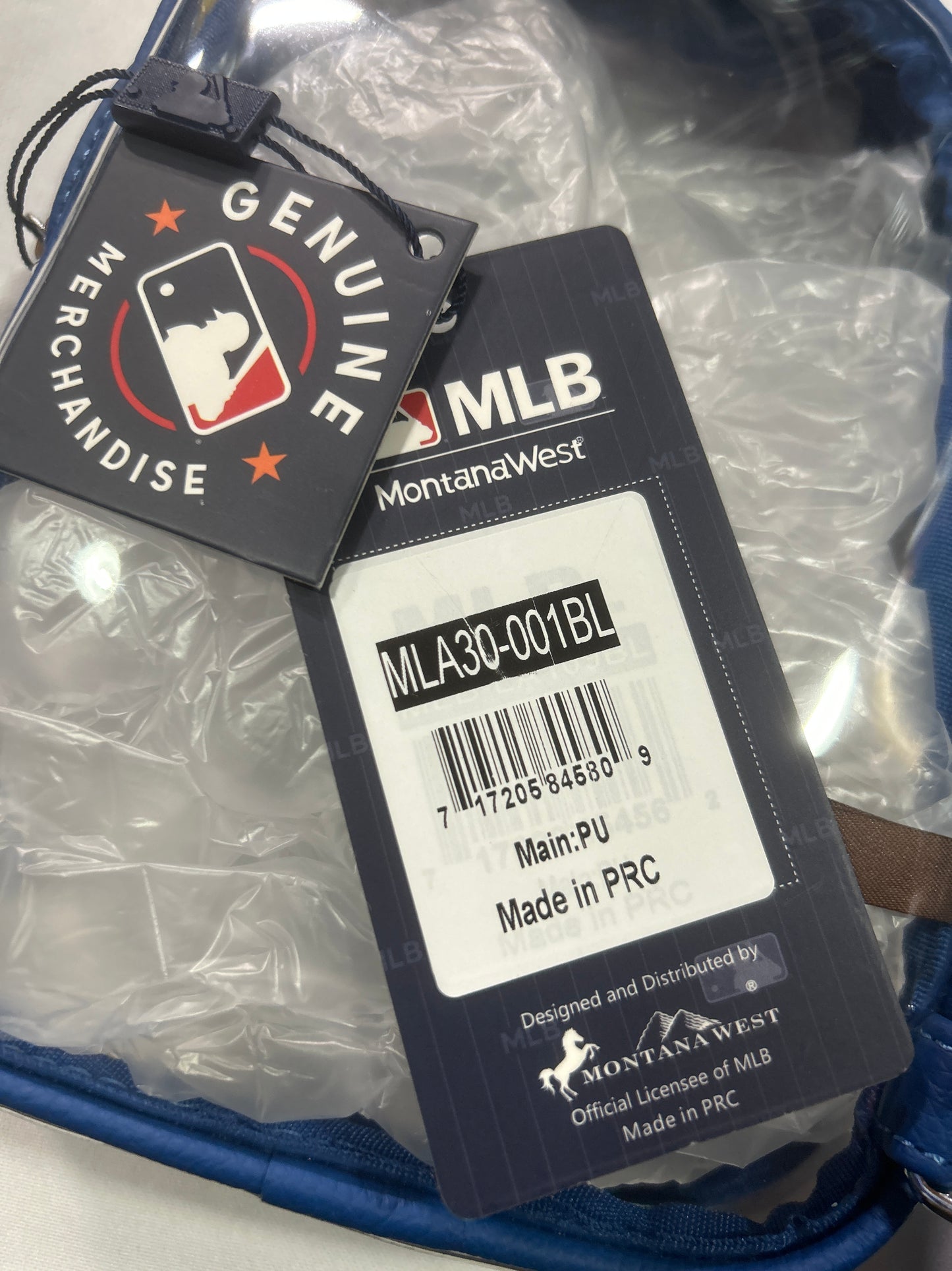 Los Angeles Dodgers MLB Genuine Merchandise Clear Crossbody Bag A30