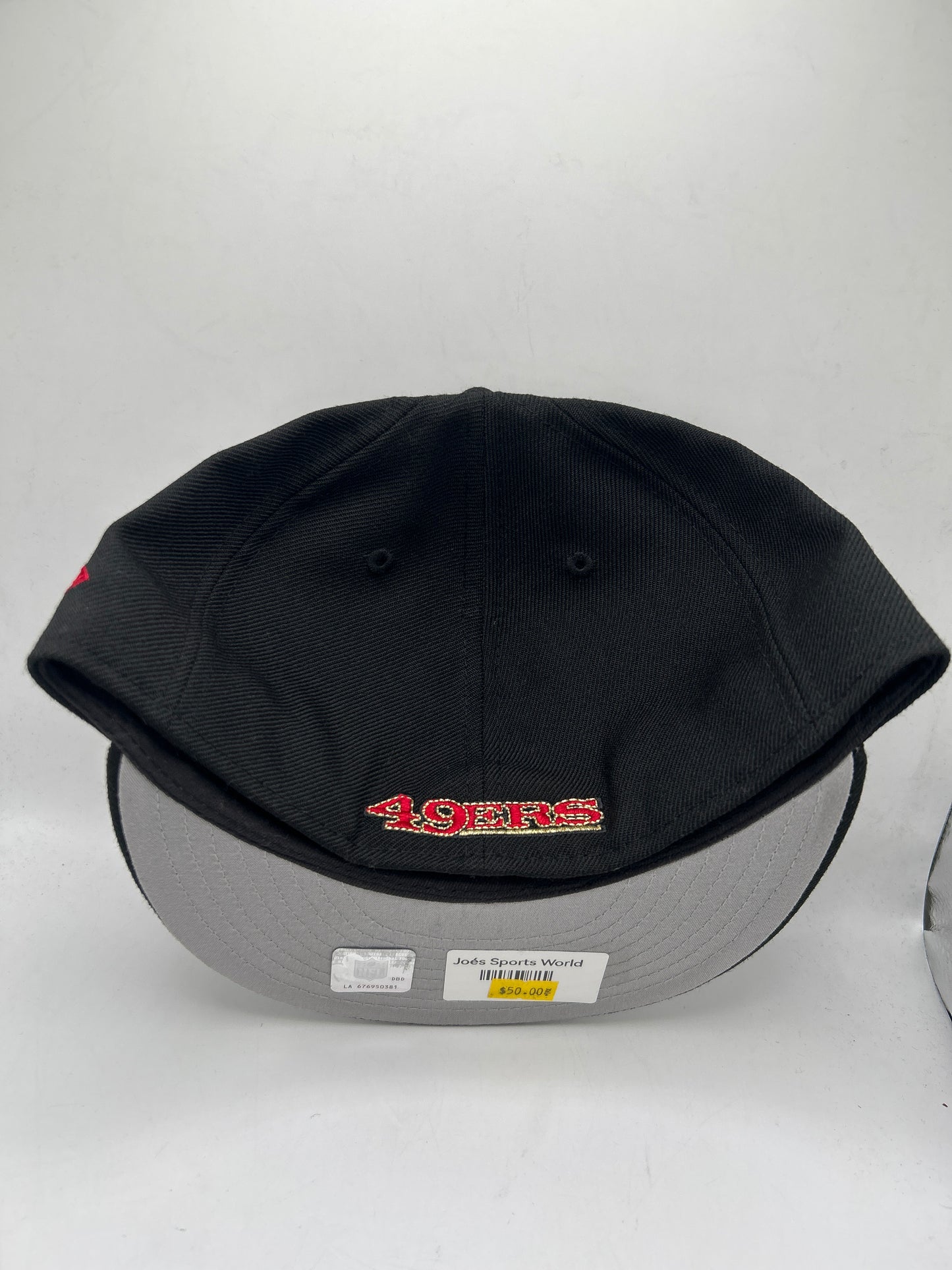 San Francisco 49er NFL 59Fifty Fitted Black Hat